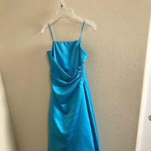 David’s Bridal 12-Girls turquoise formal dress